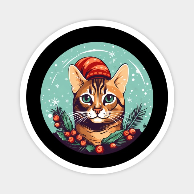 Bengal Cat Xmas, Love Cats Magnet by logiamerch